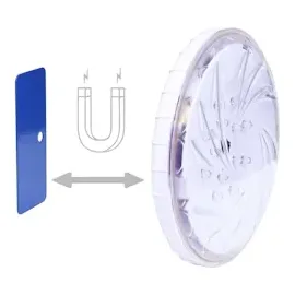 vidaXL Unterwasser-LED-Poollampe mit Fernbedienung Weiß