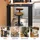 SoBuy Bartisch 112 x 57 x 106 cm Schwarz