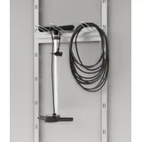 Hörmann Gerätehalter für "euroline" Gerätehäuser,silber,48 cm