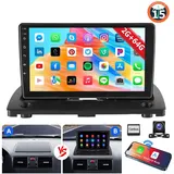 ESSGOO 4+64G Autoradio Android 15 Für Volvo XC90 2004-14 Carplay GPS Navi Autoradio (Digitalradio (DAB), 4+64GB(optional), RDS, AM, FM, Carplay Android Auto Bluetooth EQ USB GPS Navi WIFI Touchscreen) schwarz