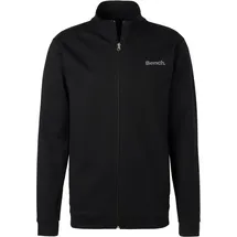 bench. loungewear Bench. Sweatjacke mit seitlichen Eingrifftaschen, aus leichter und bequemer Sweatware, Gr. 52/54 (L), schwarz, , 12297428-52