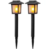 Star Trading Solar-Fackel Flame mini 2er-Set