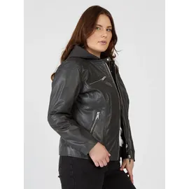Maze Lederjacke 42021318 in anthrazit | 44