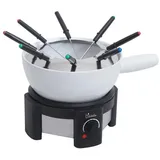 BIKITCHEN fondue 200 Fondue 1500 W 8 Fonduegabeln, für Lebensmittel, kabelgebunden, Kontrollleuchte, stufenloser Temperaturregler,
