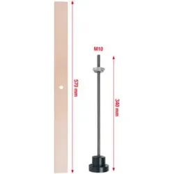 KS Tools Ein-Mann-Waschbecken-Montage-Satz, 2-teilig