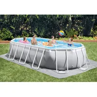 Intex Prism Frame Oval Pool Set 503 x 274 x 122 cm inkl. Filterpumpe 26796GN