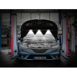 Apa Arbeitsleuchte LED 1500 lm rot/schwarz