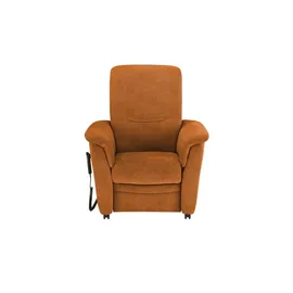 Polstermöbel Oelsa Fernsehsessel Sarah Flachgewebe 91 x 103 x 97 cm Orange elektrisch