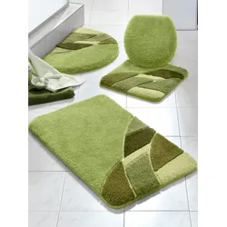 Hagemann Badematte Hagemann grün WC-Vorlage mit Ausschnitt 50x50 cm