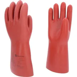 Elektriker-Schutzhandschuh mit mechanischem Schutz, Größe 11, Klasse 3, rot - rot