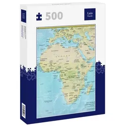 Lais Puzzle Landkarte Afrika 500 Teile