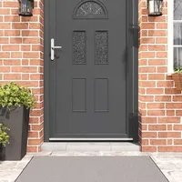 VidaXL Selbstklebende Türbürstendichtungen 2 pcs Silber 100 cm