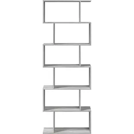 vidaXL Bücherregal 70 x 24 x 193 cm Grau