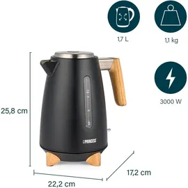 Princess 01.236061 1,7 l Schwarz