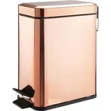 MetroDecor Tretmülleimer 5 l Rotgold