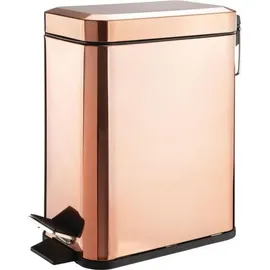 MetroDecor Tretmülleimer 5 l Rotgold