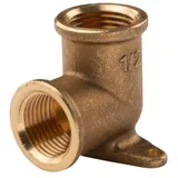 Tradecom Messing Gewinde-Fitting Wandwinkel 1/2" IG - 1/2" IG