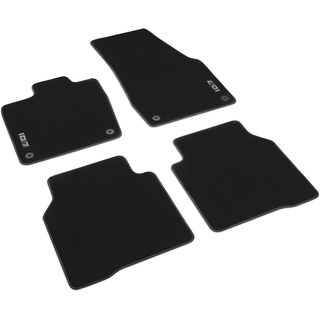 Volkswagen 14B061270WGK Fußmatten Premium Textilfußmatten 4X Stoffmatten, schwarz, mit ID.7 Schriftzug