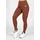 Gorilla Wear Arizona Leggings hoch tailliert Braun XL