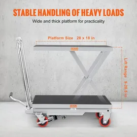 Vevor Scherenhubtisch 230 kg