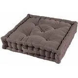 dynamic24 Sitzkissen Stuhlkissen Auflagen Bankauflage 45 x 45 x 10cm taupe