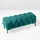 konsimo® Sitzhocker Veloursstoff 120 x 50 x 50 cm Blau/Schwarz