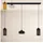 s.luce Cruet 3-flg. 160 cm oval amber schwarz
