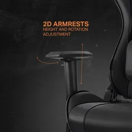 deltaco GAM-096 Gaming Chair schwarz
