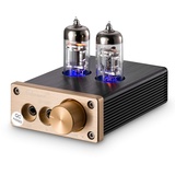 Nobsound NS-08E Kopfhörerverstärker mit Röhren, HiFi Mini Valve Tube Headphone Amplifier Stereo amp Audio