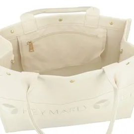 hey marly Signature Bag Shopper Leder/Canvas Beige