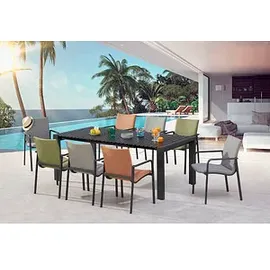 barths BEST Gartenstuhl Positano 57 x 63 x 86 cm rot 4 St.