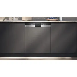 Siemens iQ300 SN53HS01AE Einbau-Geschirrspüler (teilintegrierbar, 598 mm breit, Edelstahl)