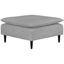 Polsterhocker ANDAS "ALVIK", grau (taupe), B:82cm H:48cm T:82cm, 100% Polyester, Hocker, Modul- zum eigenen Zusammenstellen. Passend zur Serie »Alvik«