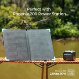 Renogy - Faltbares Solarpanel 80 w für tragbare Powerstation, wasserdicht mit verstellbarem Ständer, für Wohnmobil, Caravan, netzunabhängig