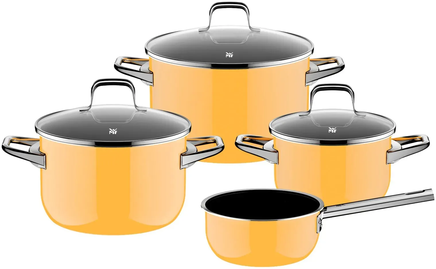 WMF Topfset 4-tlg. FUSIONTEC ESSENTIAL PRO - B/H/T ca. 29,50x32,00x59,50