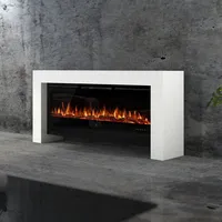muenkel design bridge [moderner Optiflame Design Elektrokamin]: weiß (warm) - 1930 mm