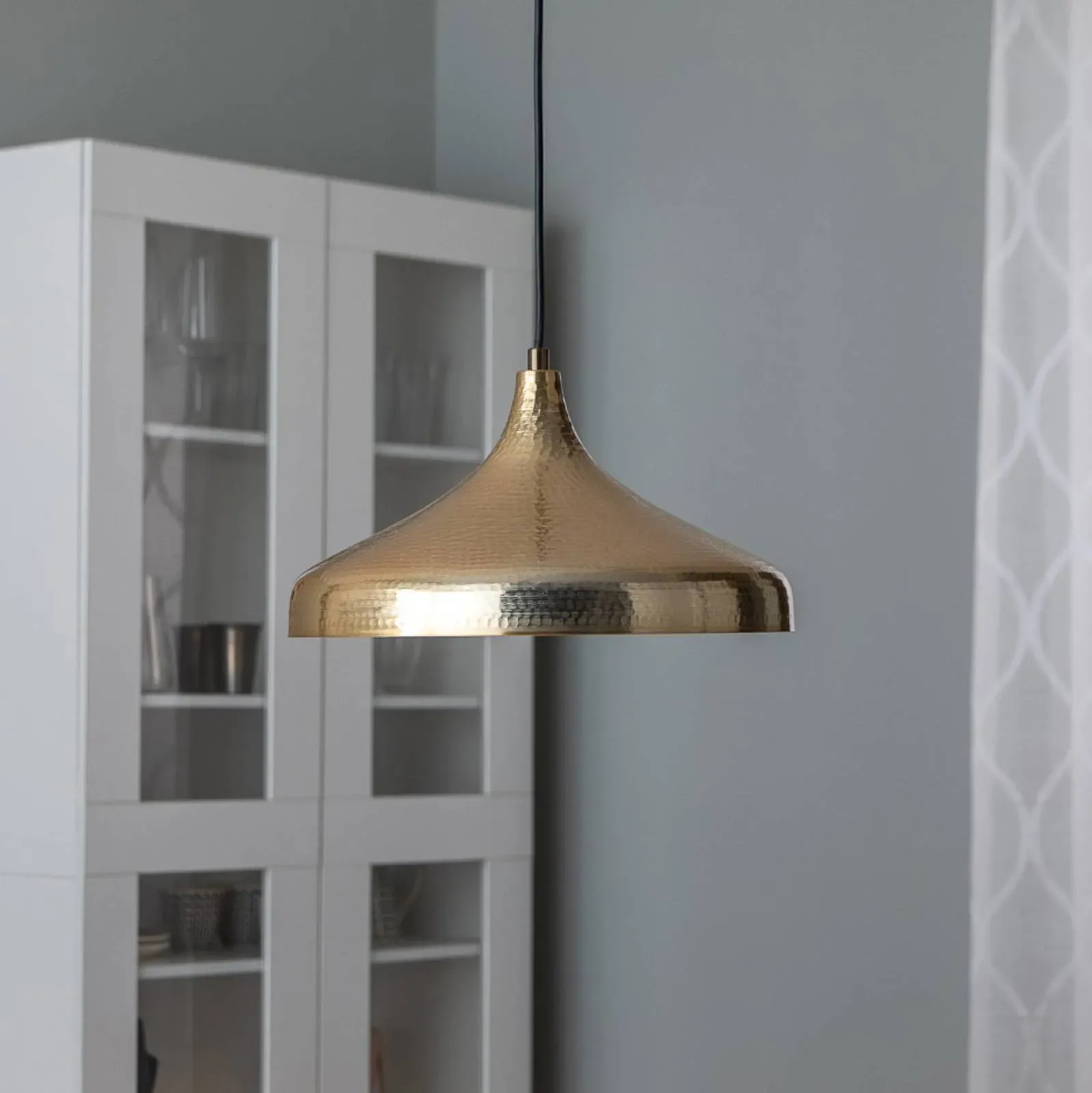 Hängelampe Tattoo 2643 Opviq, dimmbar, bronze / altmessing, für Wohn- / Esszimmer, Metall, Marokkanisch / Orientalisch, Pendelleuchte - 36 cm - 36 cm - 22 cm
