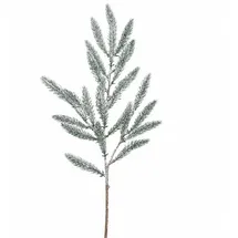DPI künstlicher Tannenzweig beeist 63 cm, Tannenzweig