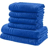REDBEST Frottier Handtuchset 6-tlg. blau