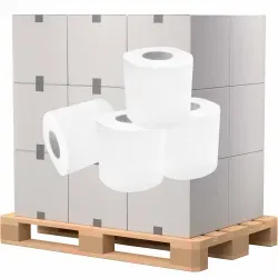 Toilettenpapier, Tissue, 3-lagig, hochweiß AG-013 , 1 Palette = 252 Packungen à 8 x 150 Blatt