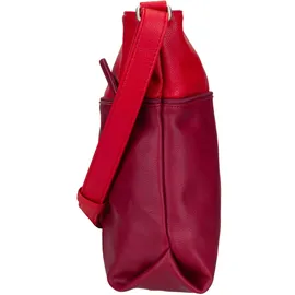 Zwei Jana J10 Umhängetasche Kunstleder Cherry