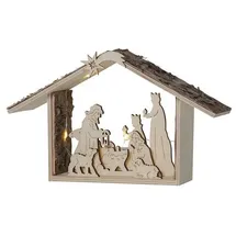 Star Trading Weihnachtsleuchter Yuletide 5 warmweiße LEDs