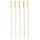 Papstar Grillbesteck Grill-Spieße 25 cm Bambus transparent