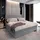 masseno Boxbett mit Bettkasten ¦ grau ¦ Maße cm B: 160 H: 98