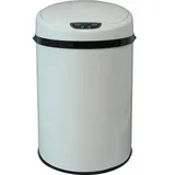 Echtwerk Mülleimer EW-BE-0269, IR Sensor, weiß, aus Edelstahl, 9 Liter