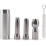 5er Set Ersatzteile für Sahnespender, Edelstahl