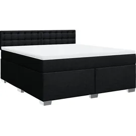 vidaXL Boxspringbett 180 x 200 cm Schwarz