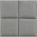 neu.haus Wandkissen Carpino 4er Set 30 x 30 cm