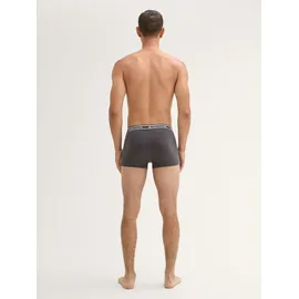 Tom Tailor Herren Kurze Boxershorts im 5er-Pack, schwarz, Uni, Gr. 4