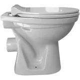 Belvit Stand WC Grau Abgang Wand mit Softclose-Deckel und Spülkasten